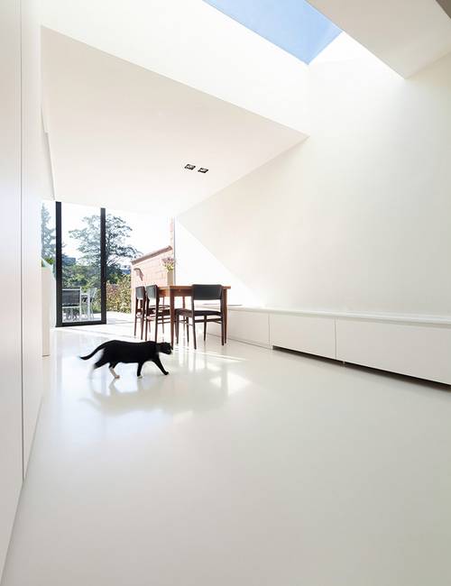 Liquidfloors Mellow pu gietvloer in privéwoning Aalst