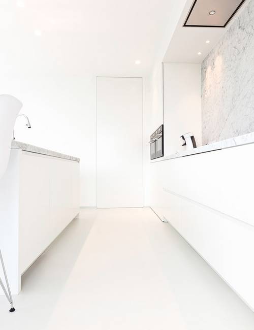 Liquidfloors Mellow pu gietvloer woonkamer privéwoning Kluisbergen