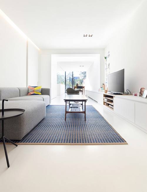 Liquidfloors Mellow pu gietvloer in privéwoning Aalst