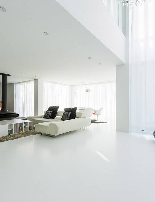 Liquidfloors Mellow pu gietvloer privéwoning Oostende