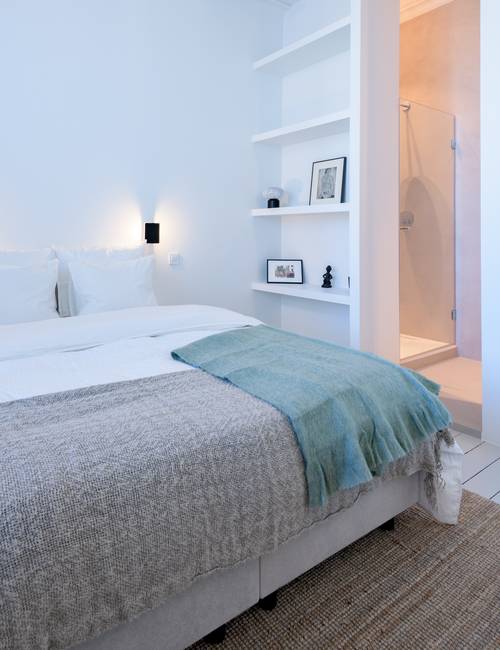 Socrete herenhuis Gent Badkamer douche slaapkamer
