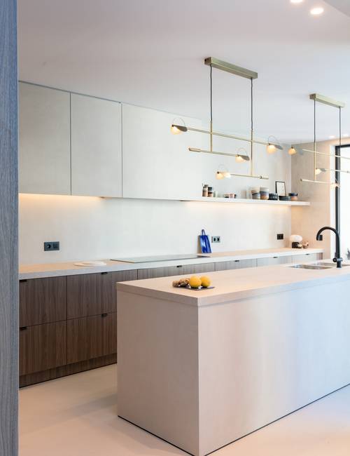 Socrete herenhuis Gent keuken