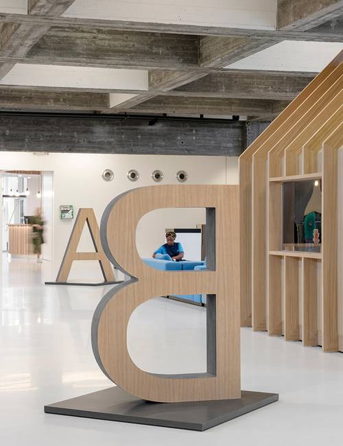 Cast floor mellow town hall kortrijk