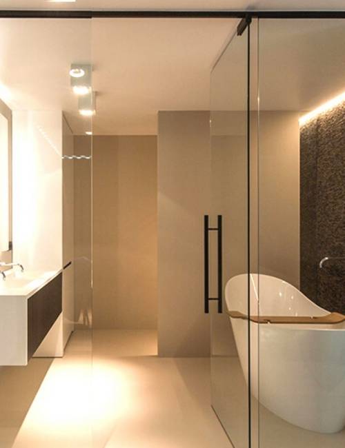 Liquidfloors Mellow pu gietvloer badkamer residentiële woning Zoutleeuw