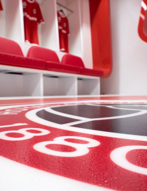 sols coulés ghelamco fc antwerp foot vestiaire