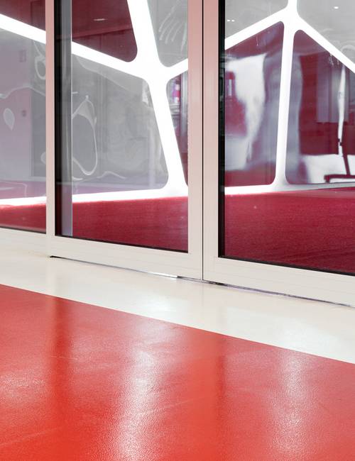 sols coulés ghelamco fc antwerp foot vestiaire