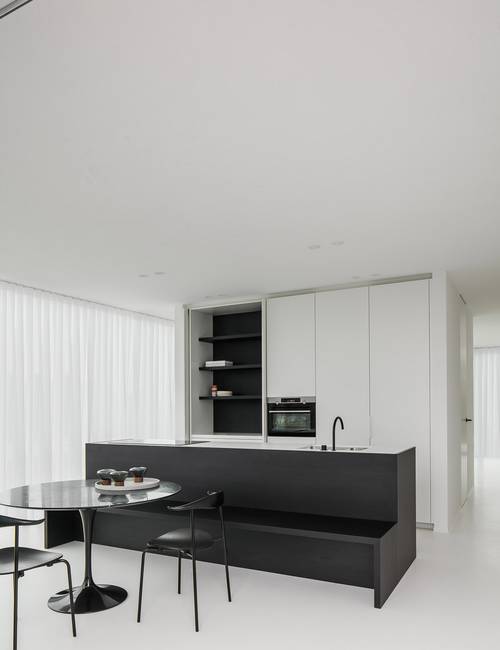 Liquidfloors Mellow pu gietvloer in appartement Brugge