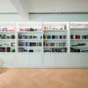 boekenkast parket wit