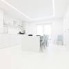 white hygienic cast floor price floor practice Kortrijk interior design - Liquidfloors cast floors