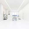 white hygienic cast floor price floor practice Kortrijk interior design - Liquidfloors cast floors