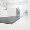 white hygienic cast floor price floor practice Kortrijk interior design - Liquidfloors cast floors
