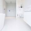 Liquidfloors Mellow pu gietvloer badkamer privéwoning Kluisbergen