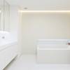 Résidence salle de bain - Liquidfloors. sols coulés Mellow - couleur Spring White