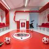 sols coulés ghelamco fc antwerp foot vestiaire