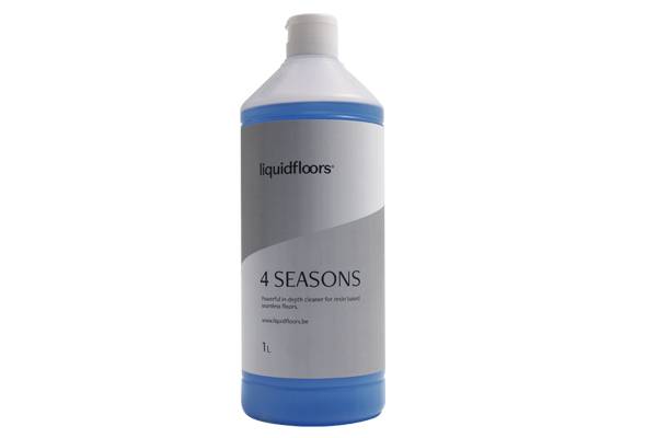 Fles 4Seasons onderhoudsproduct voor Liquidfloors gietvloeren